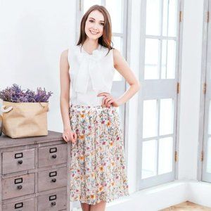 Floral Midi Skirt